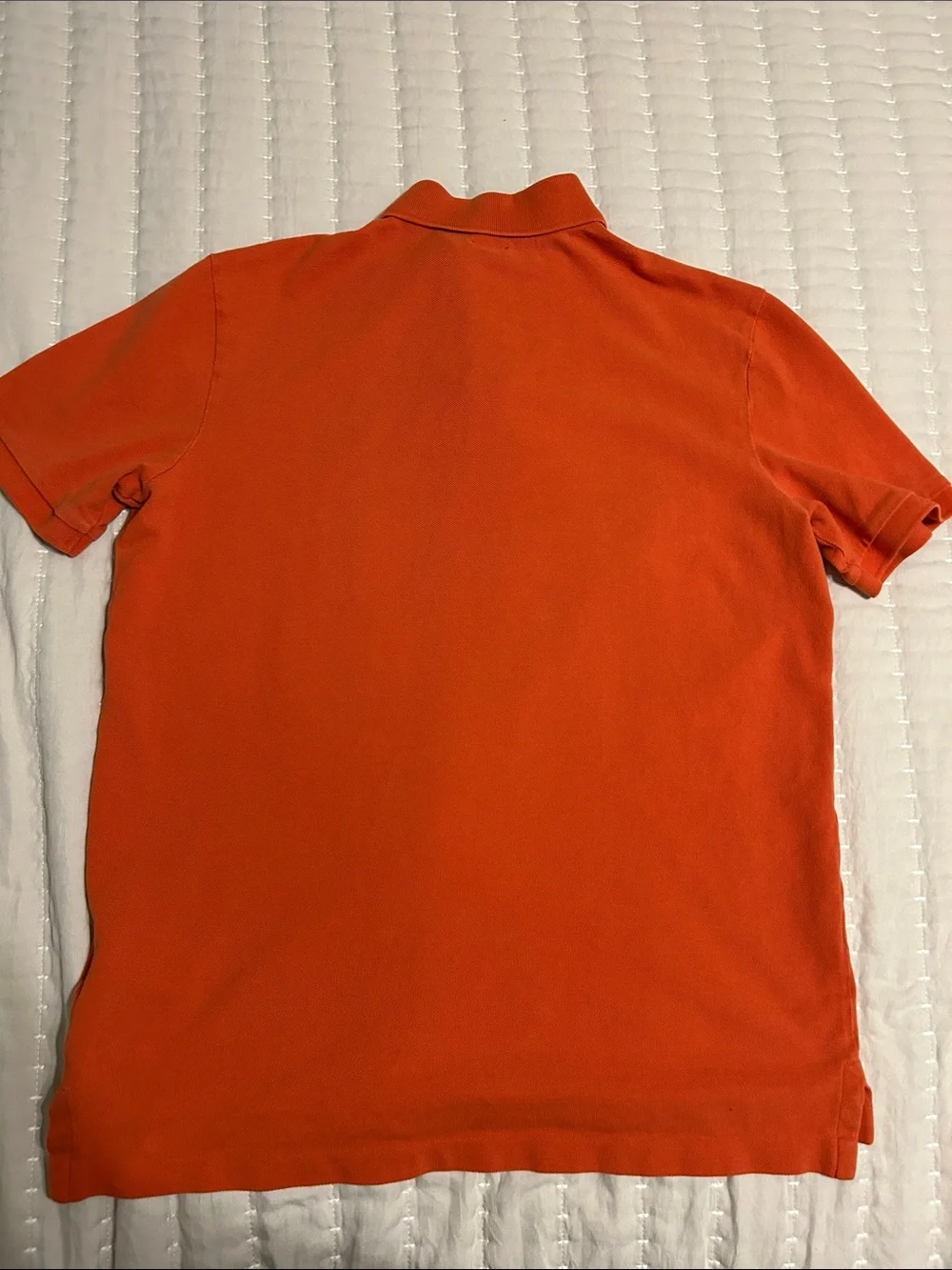 Ralph Lauren Orange Polo with Navy Pony